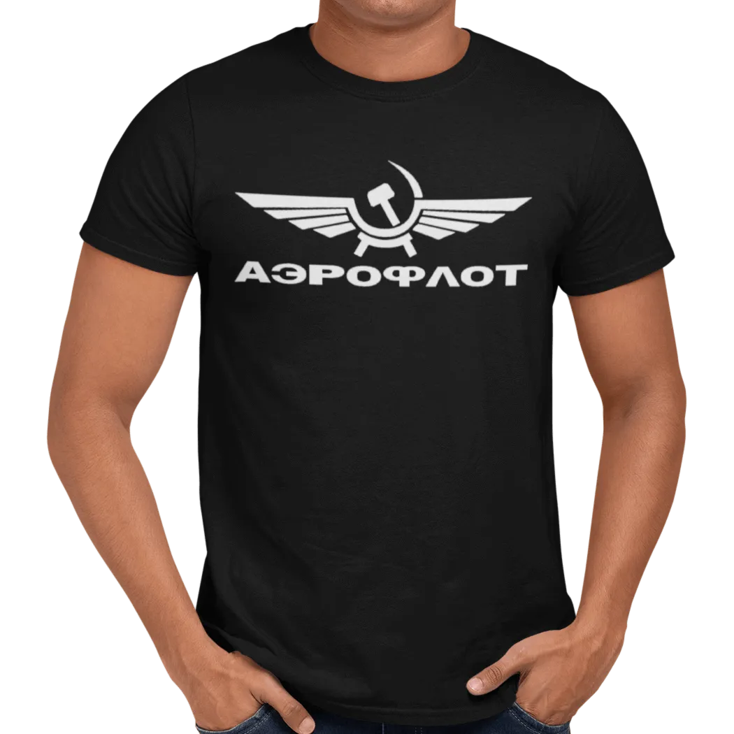 Retro Russian Aeroflot T-Shirt