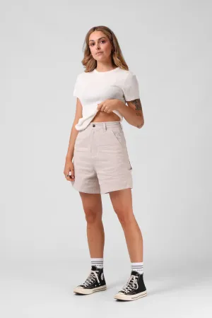 RPM Hemp Work Shorts - SAND STONE