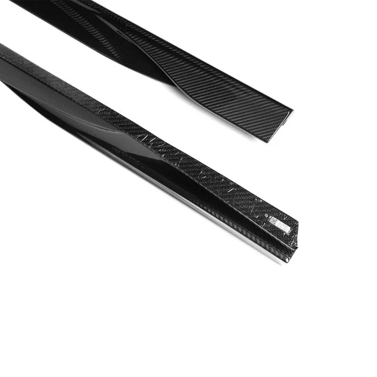 SOOQOO USA Side Skirts for BMW I4 M50/e Drive 40 G26 2022-ON Pre-preg Carbon Fiber