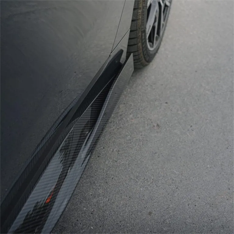 SOOQOO USA Side Skirts for BMW I4 M50/e Drive 40 G26 2022-ON Pre-preg Carbon Fiber
