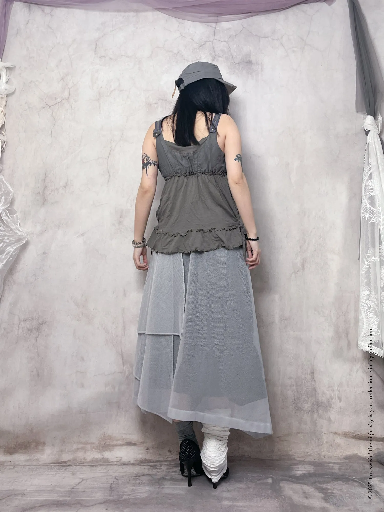structured button up camisole