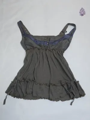 structured button up camisole
