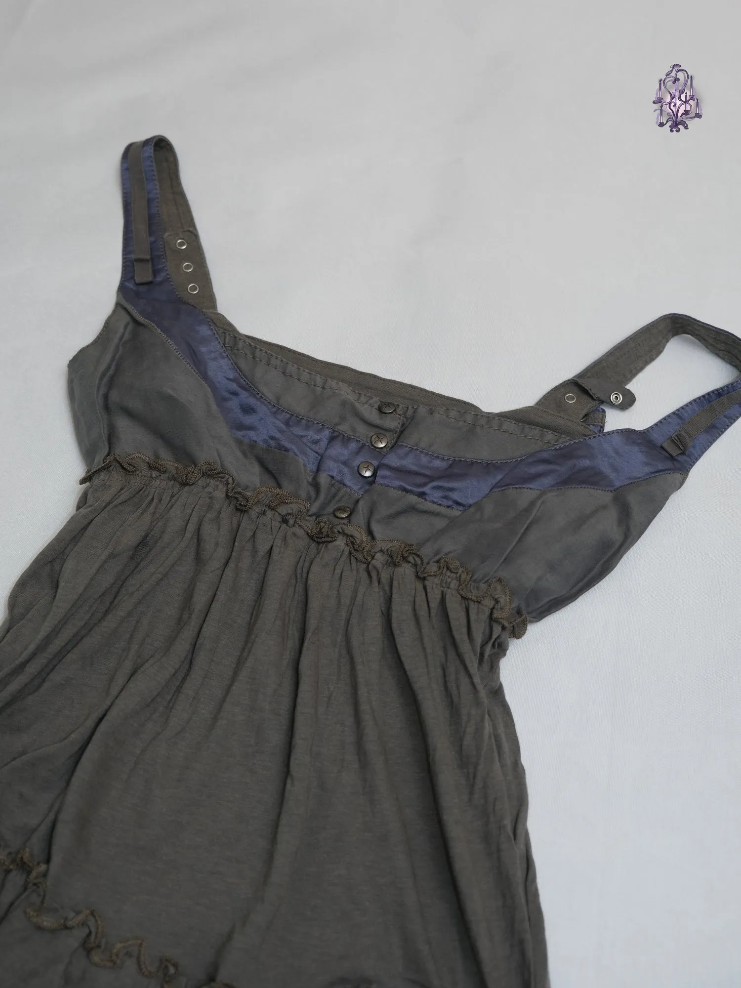 structured button up camisole