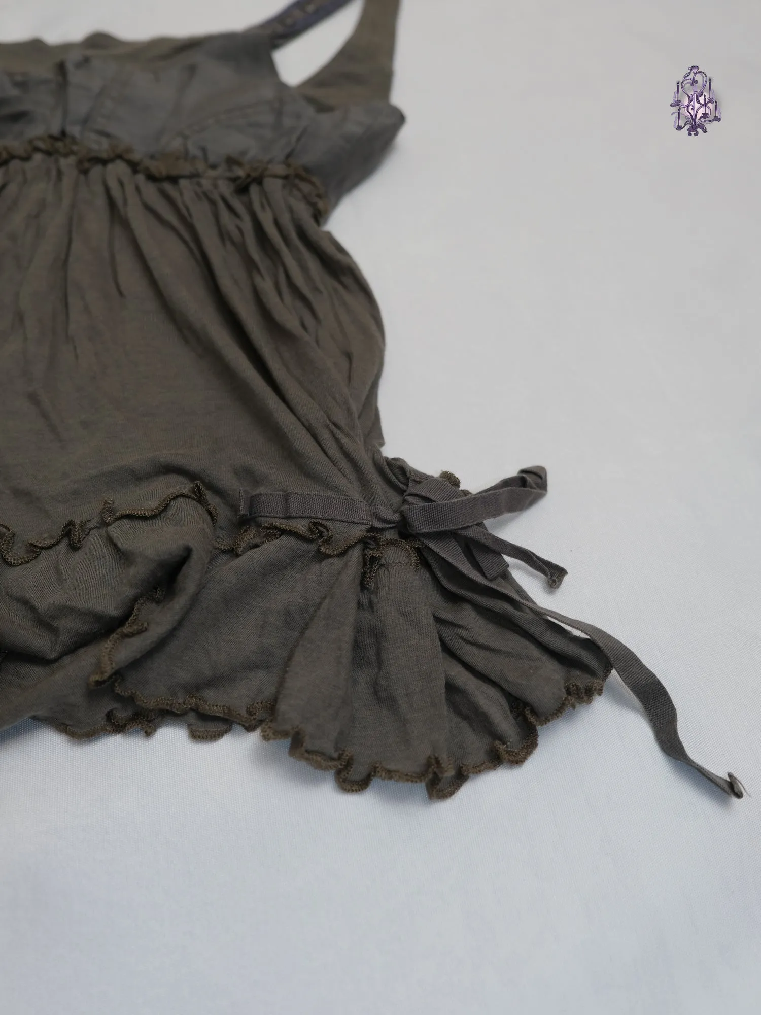 structured button up camisole