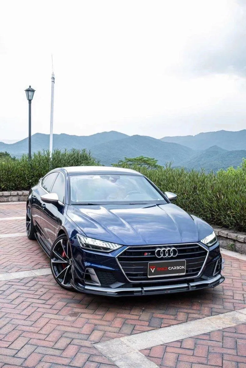 TAKD Carbon Side Skirts for Audi A7 S-Line & S7 C8 2018-ON Carbon Fiber