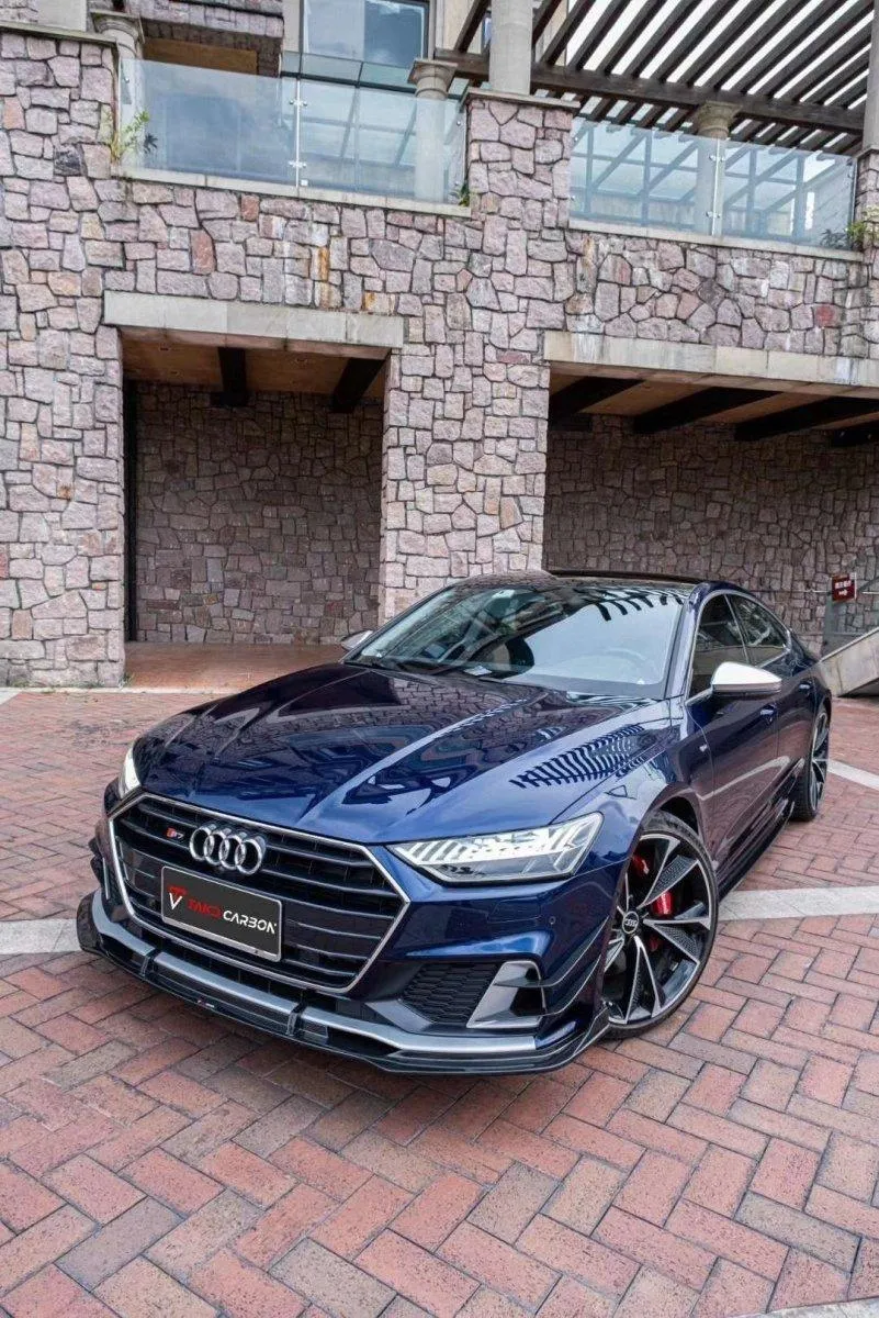 TAKD Carbon Side Skirts for Audi A7 S-Line & S7 C8 2018-ON Carbon Fiber