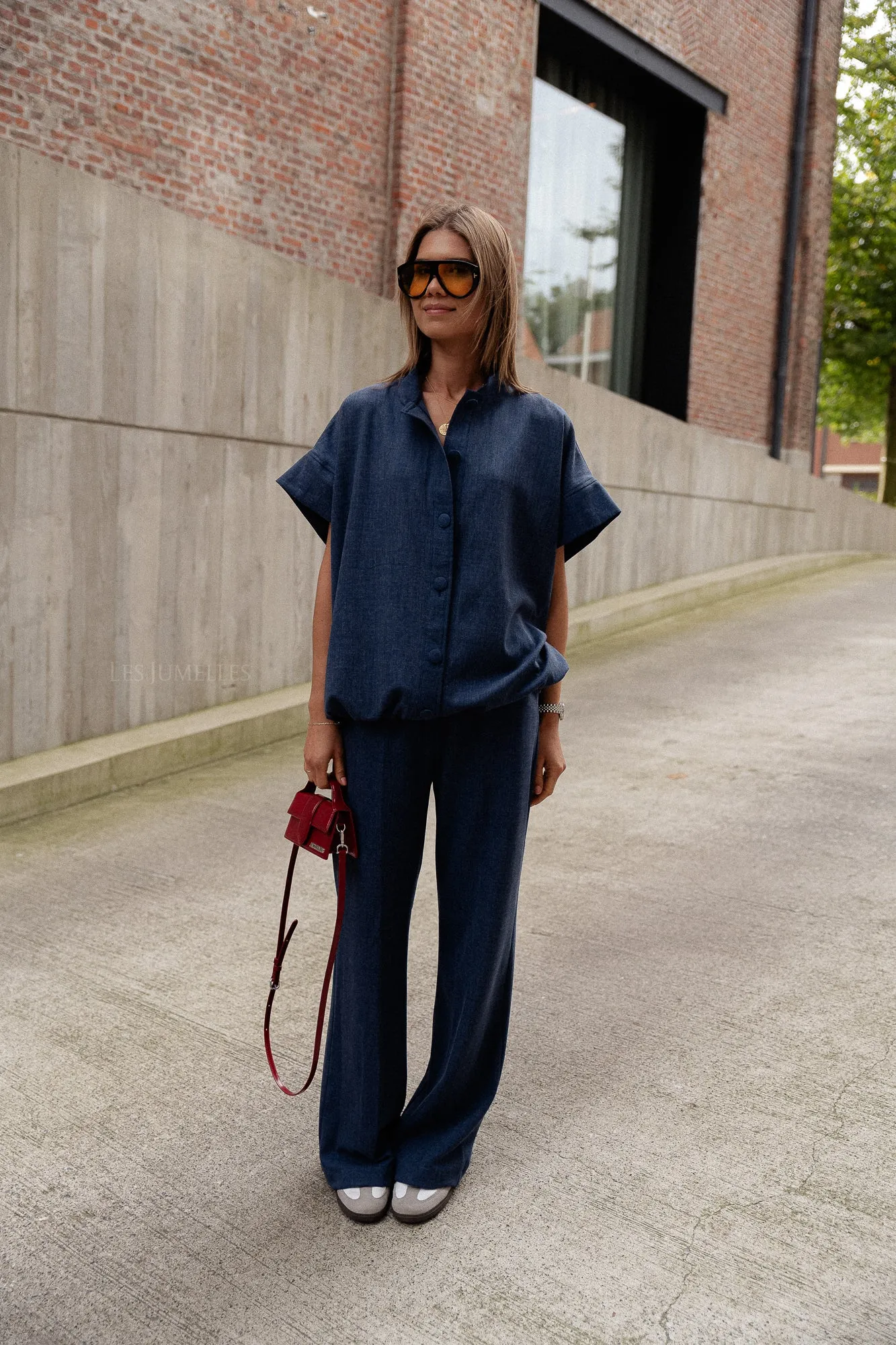 Royal Blue Tany Gilet Crown Jacket