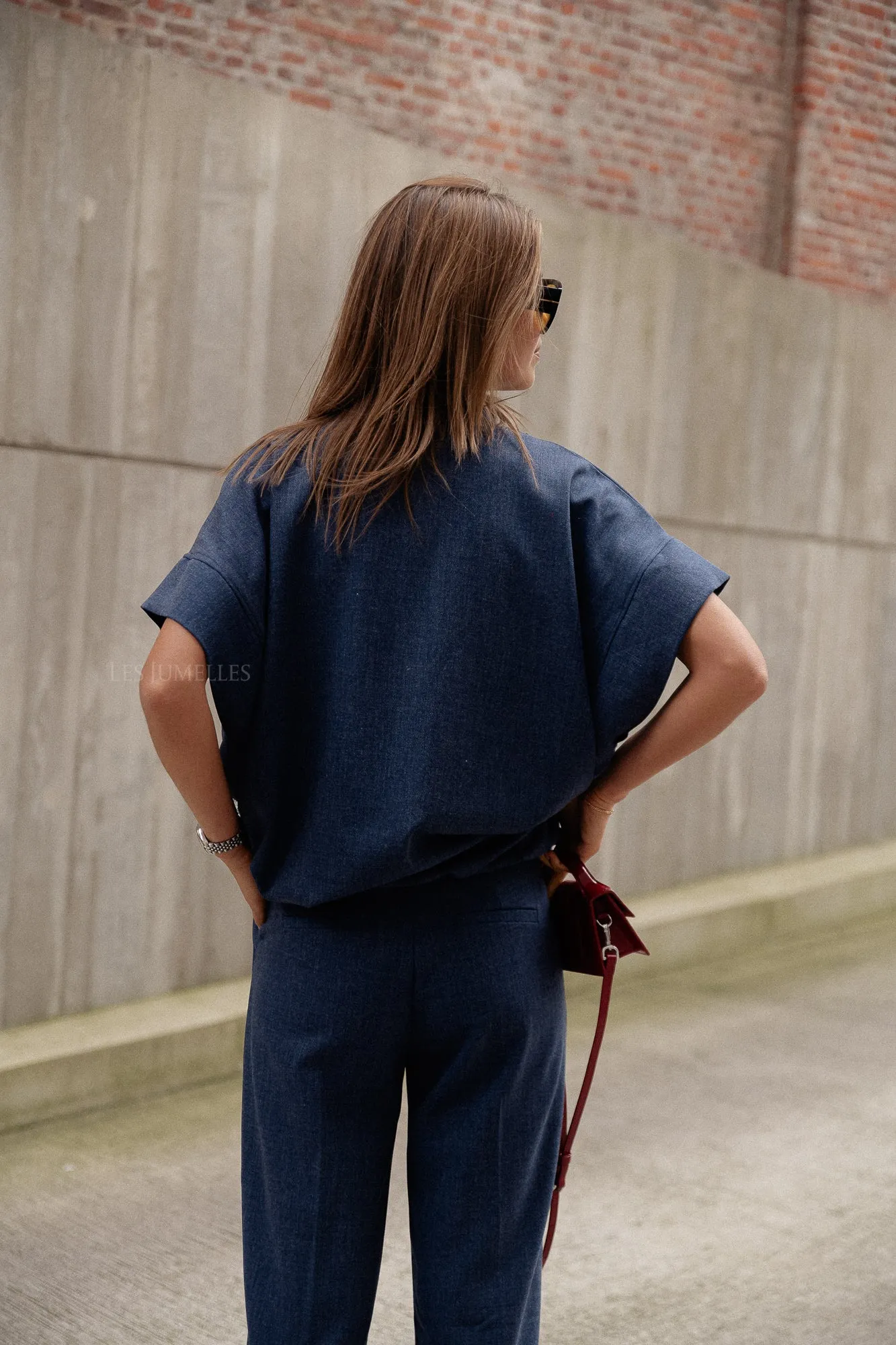 Royal Blue Tany Gilet Crown Jacket