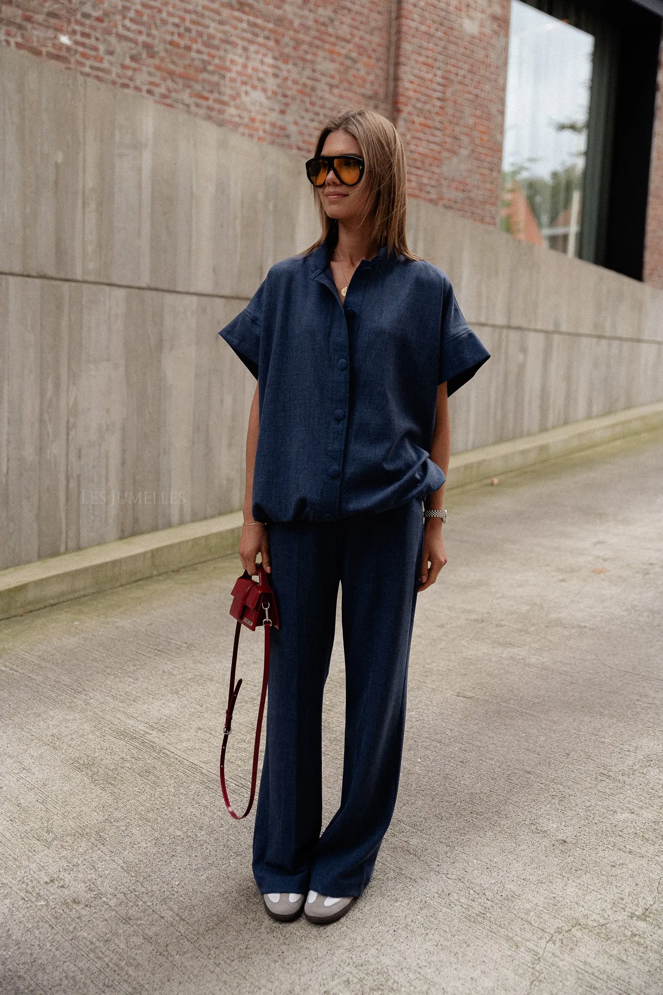 Royal Blue Tany Gilet Crown Jacket