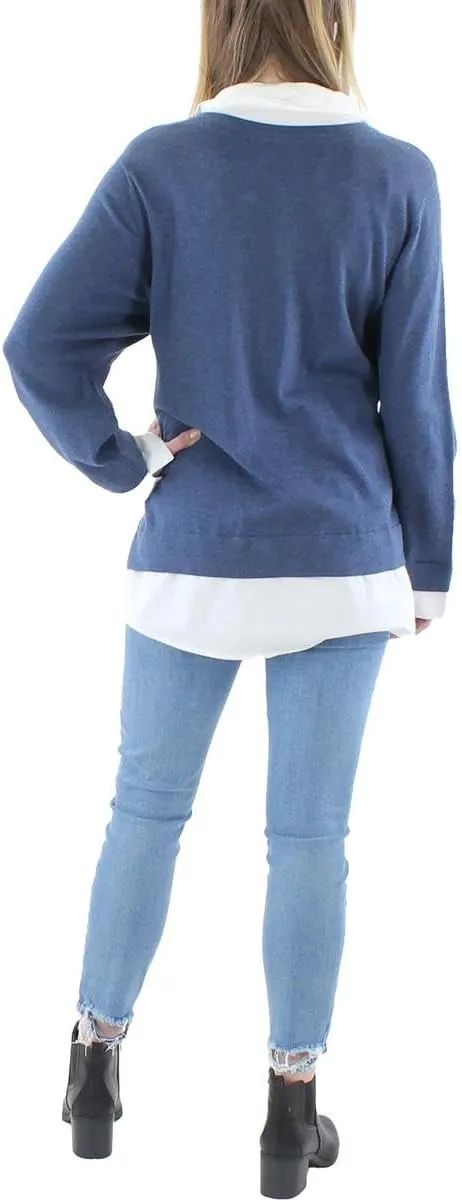 Tommy Hilfiger Women's Layered Look Soft Polished Sweater