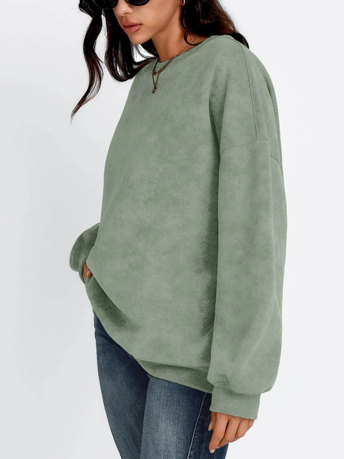 Trendy Queen Womens Oversized Sweatshirts Hoodies Long Sleeve Pullover Sweaters Fall Fashion Outfits Clothes 2024