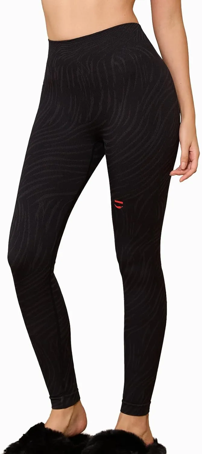 Tucking Leggings High-Rise Zebra Stripes Pant 28" for Transgender Women MTF Non-Binary