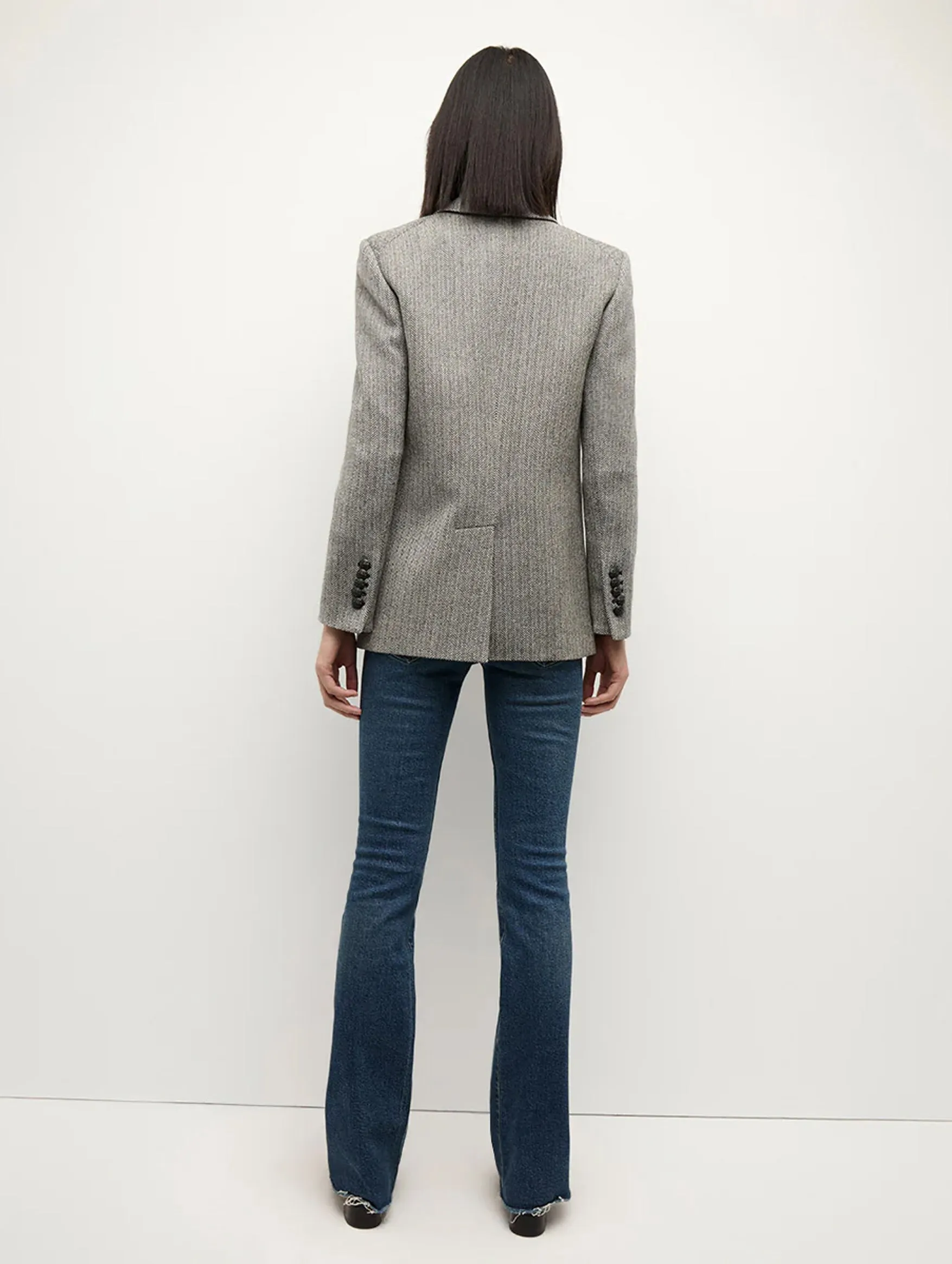Vega Dickey Jacket in Black White