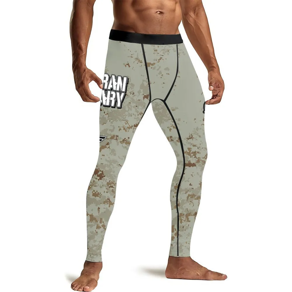 Veteran USMC Uniform Men's Compression Leggings