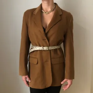 Vintage Camel Wool Blazer