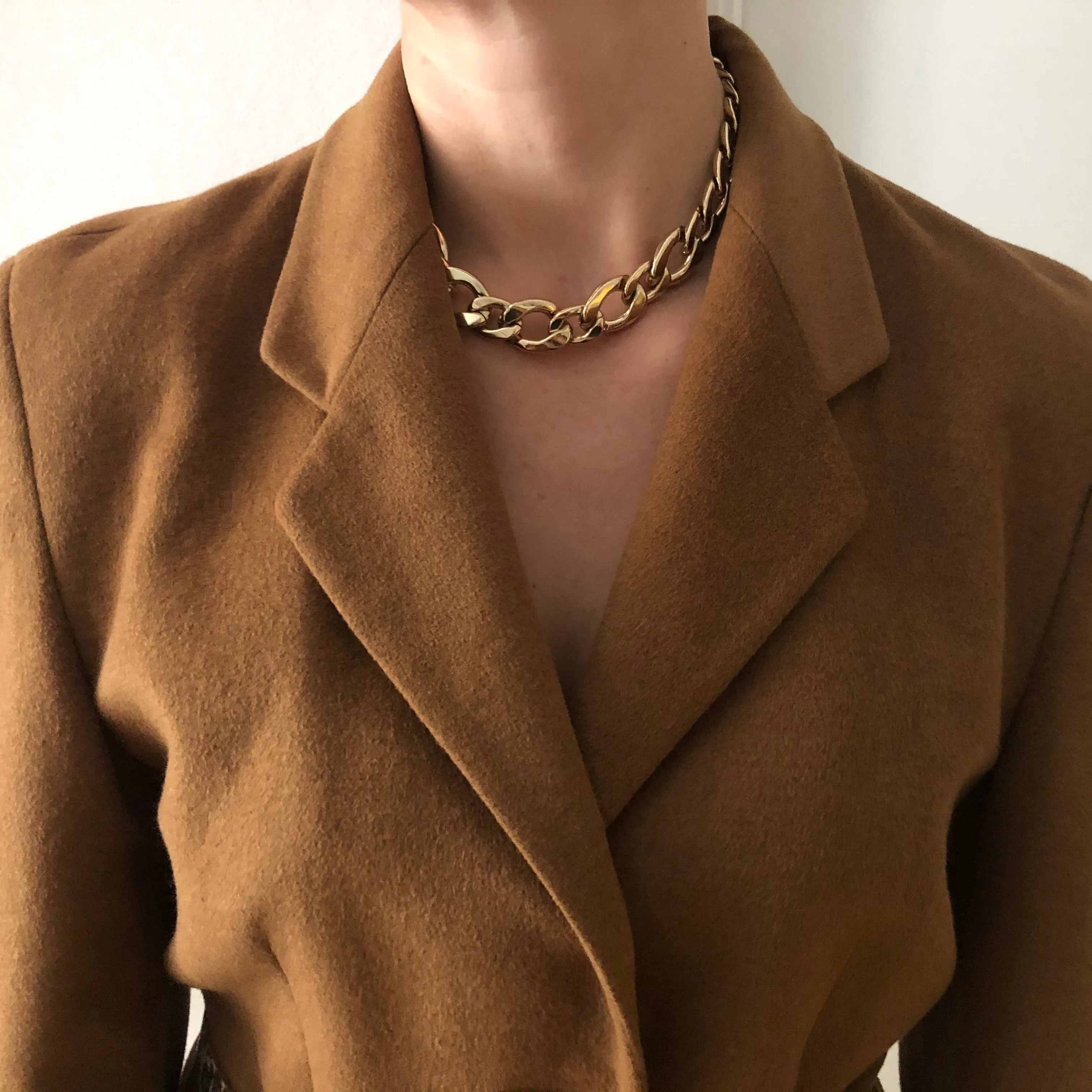 Vintage Camel Wool Blazer