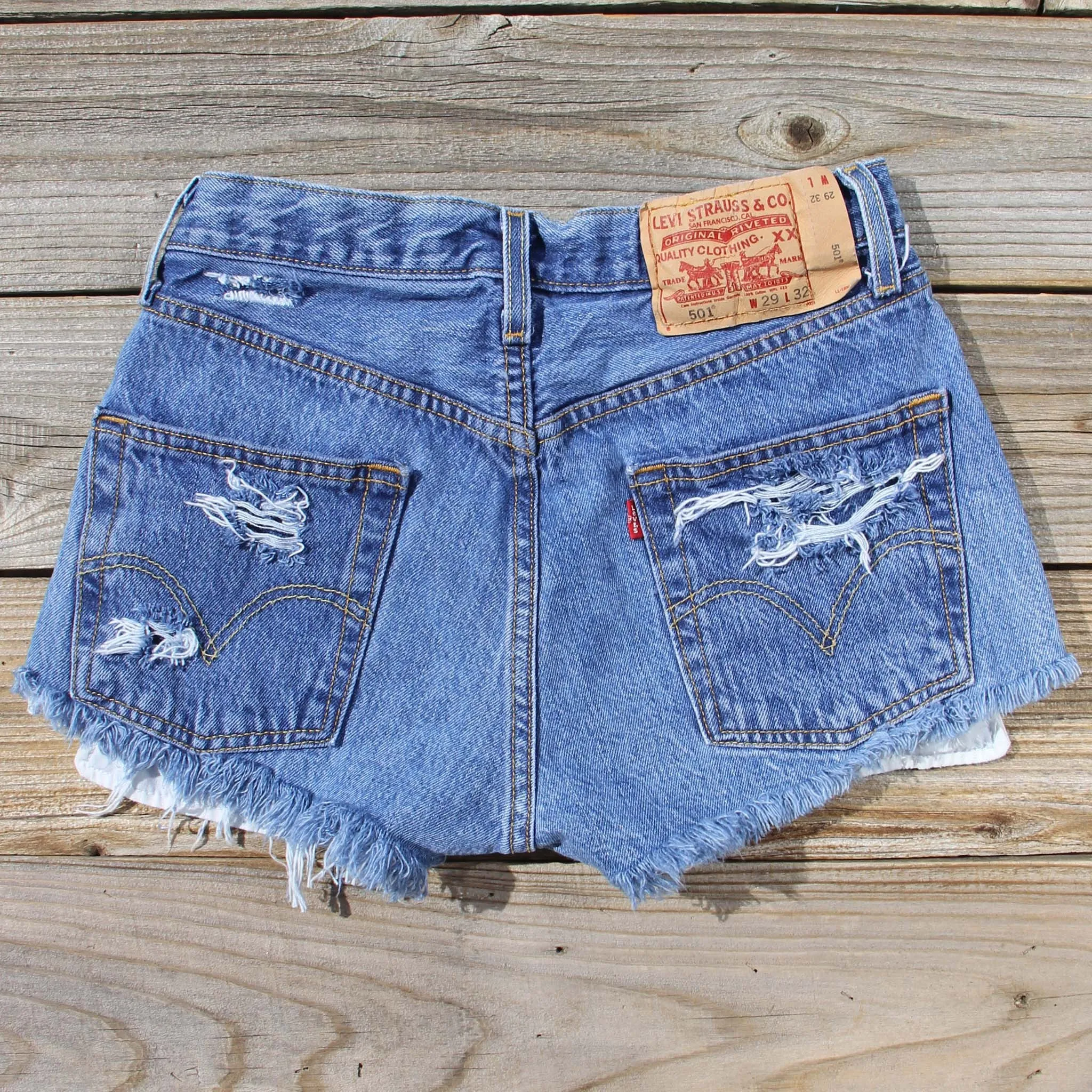 Vintage Distressed Shorts