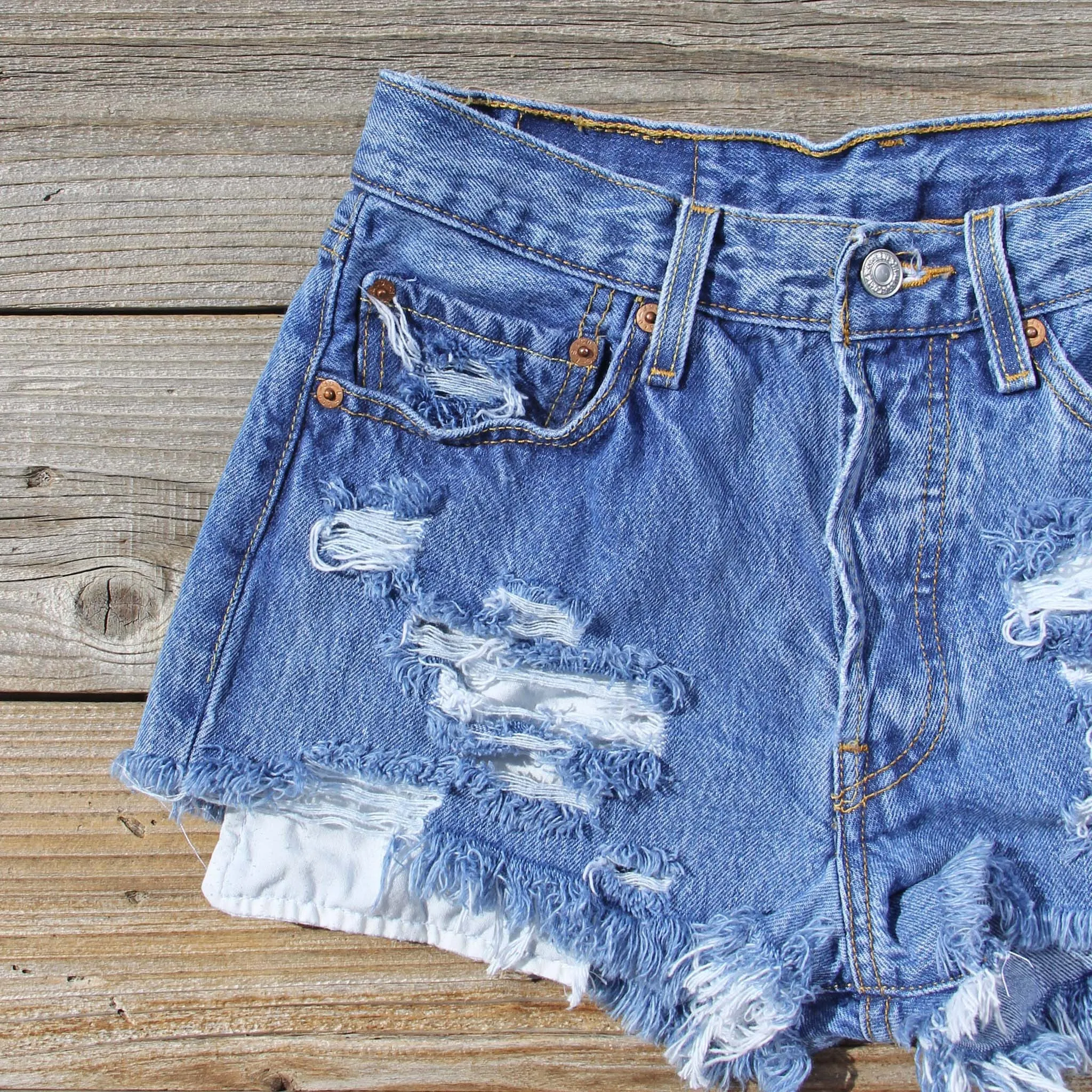 Vintage Distressed Shorts