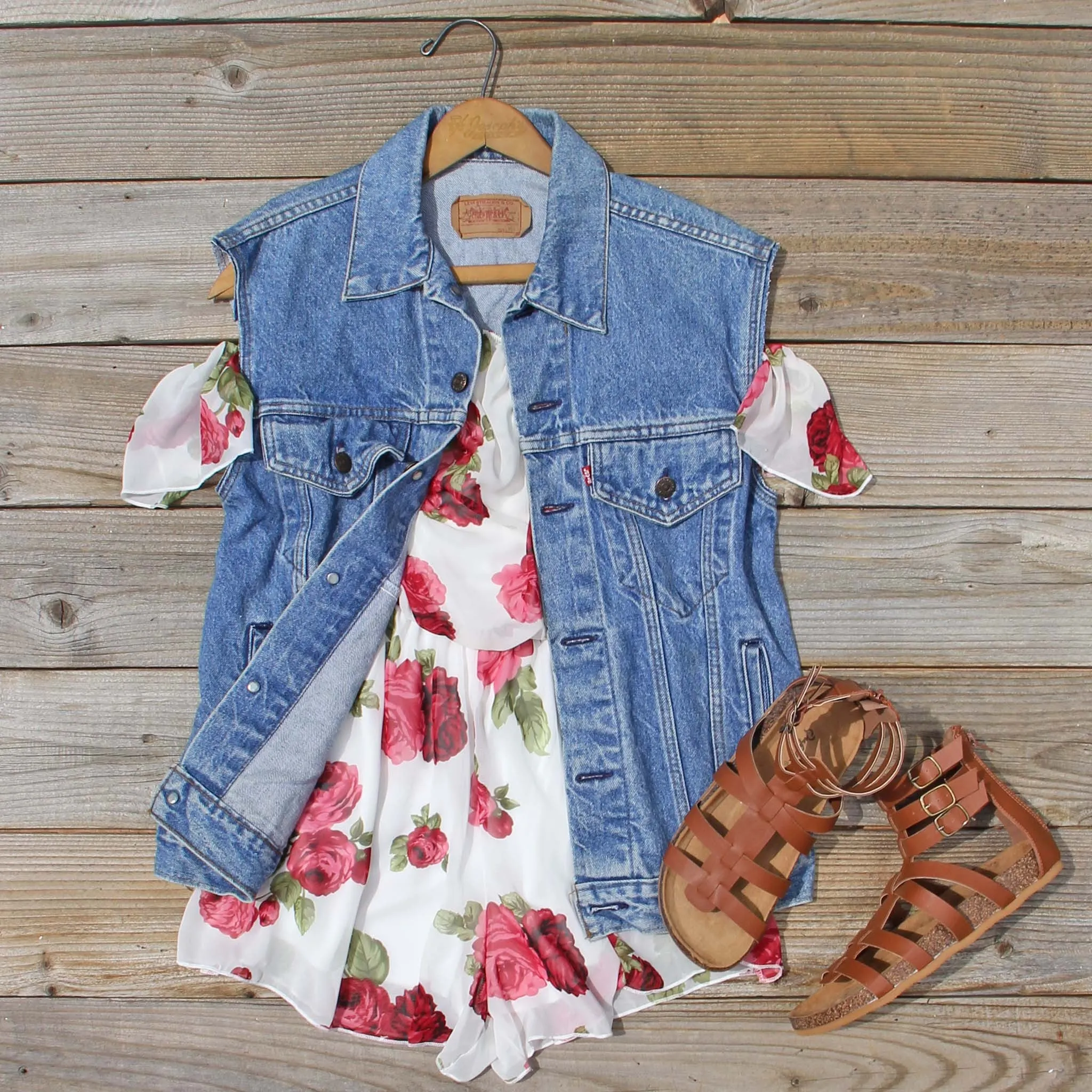 Vintage Distressed Vest