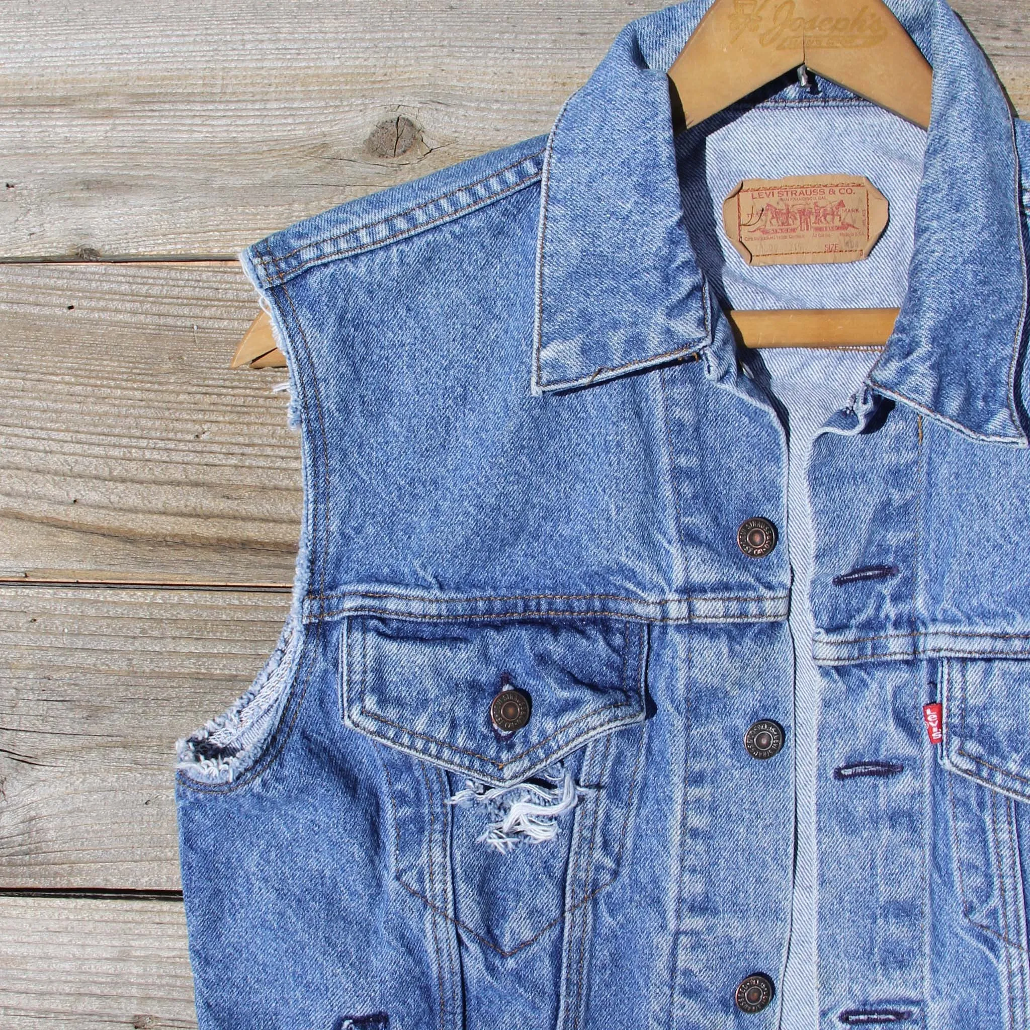 Vintage Distressed Vest