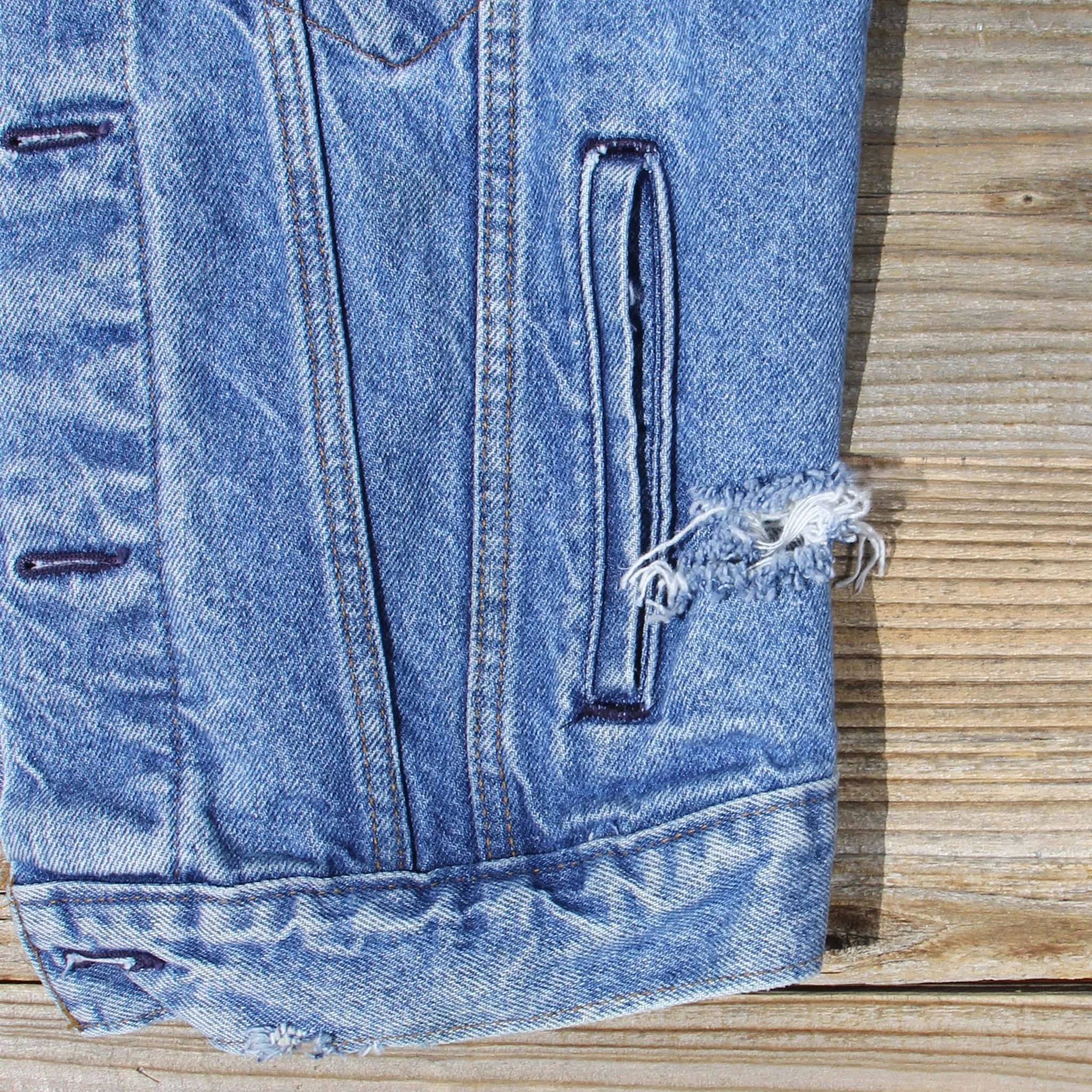 Vintage Distressed Vest