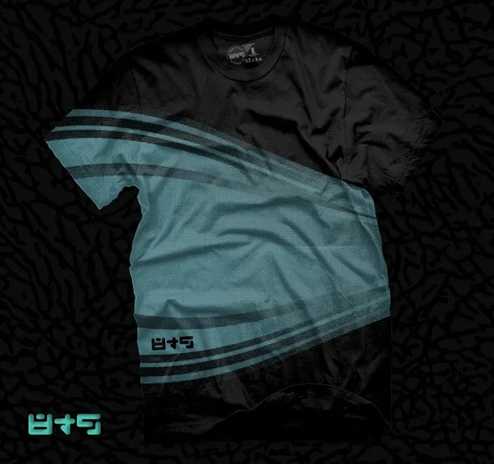 Wavey Foamposite Retro Blue Electric T Shirt