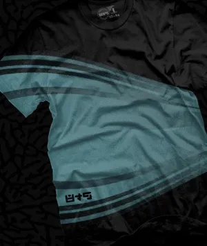 Wavey Foamposite Retro Blue Electric T Shirt