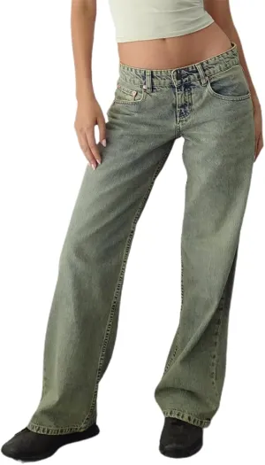 Women Wide Leg Jeans Casual High Waist Baggy Boyfriend Denim Pants Y2K Straight Streetwear Jeans Mom Jeans Trousers