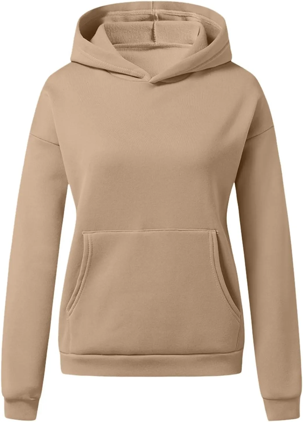Women Y2k Hoodies Casual Oversized Sweatshirt Loose Pullover Long Sleeve Lightweight Fleece Fashion Comfy Fall Tops