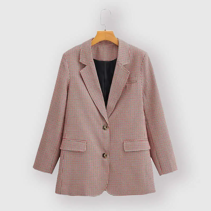 Women's Elegant Lapel Collar Blazer