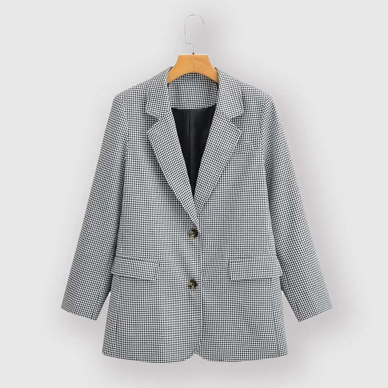 Women's Elegant Lapel Collar Blazer