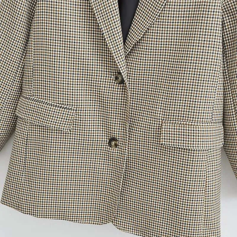 Women's Elegant Lapel Collar Blazer