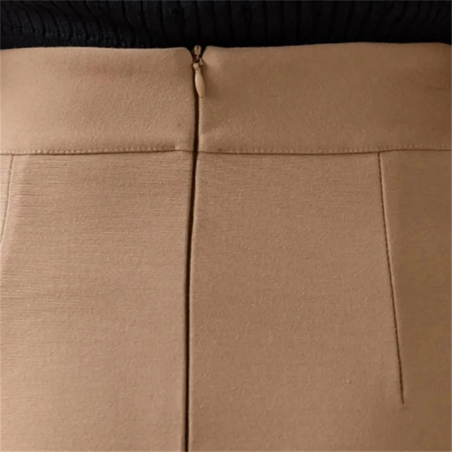 Women's High-Waisted Pencil Skirt  Solid Color Summer Knee-Length Sexy Skirt with Pockets Casual Clothing for Women