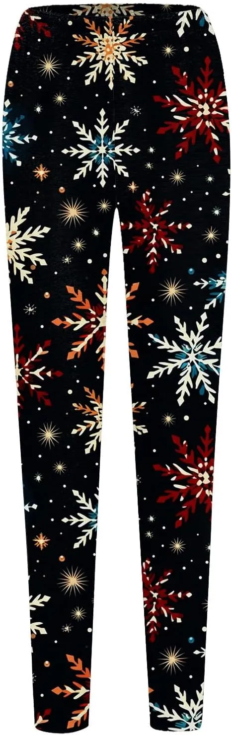 Womens Leggings and Winter Leggings Artistic Splash Printed Soft Stretchy Pants Winter Leggings for Women Plus Size