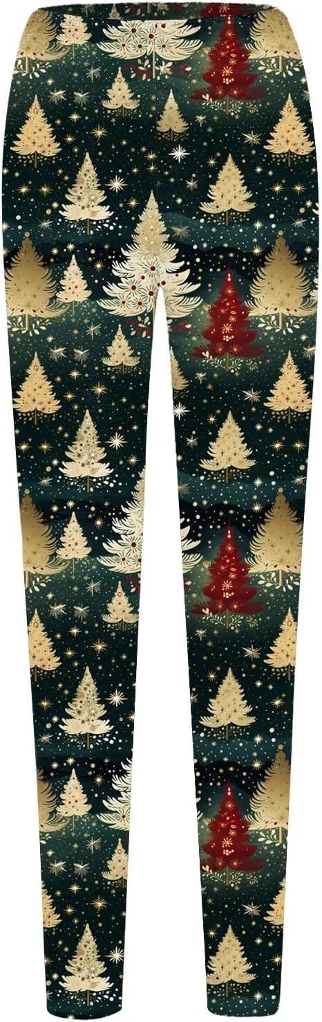 Womens Leggings and Winter Leggings Artistic Splash Printed Soft Stretchy Pants Winter Leggings for Women Plus Size