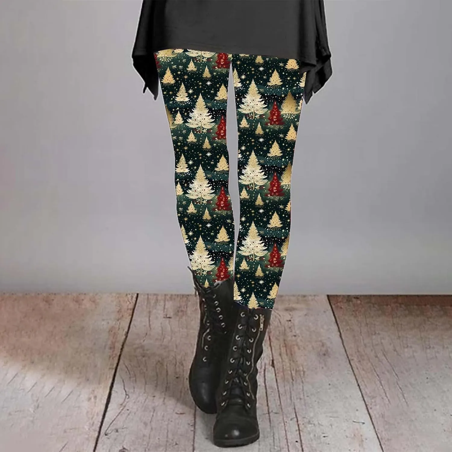 Womens Leggings and Winter Leggings Artistic Splash Printed Soft Stretchy Pants Winter Leggings for Women Plus Size