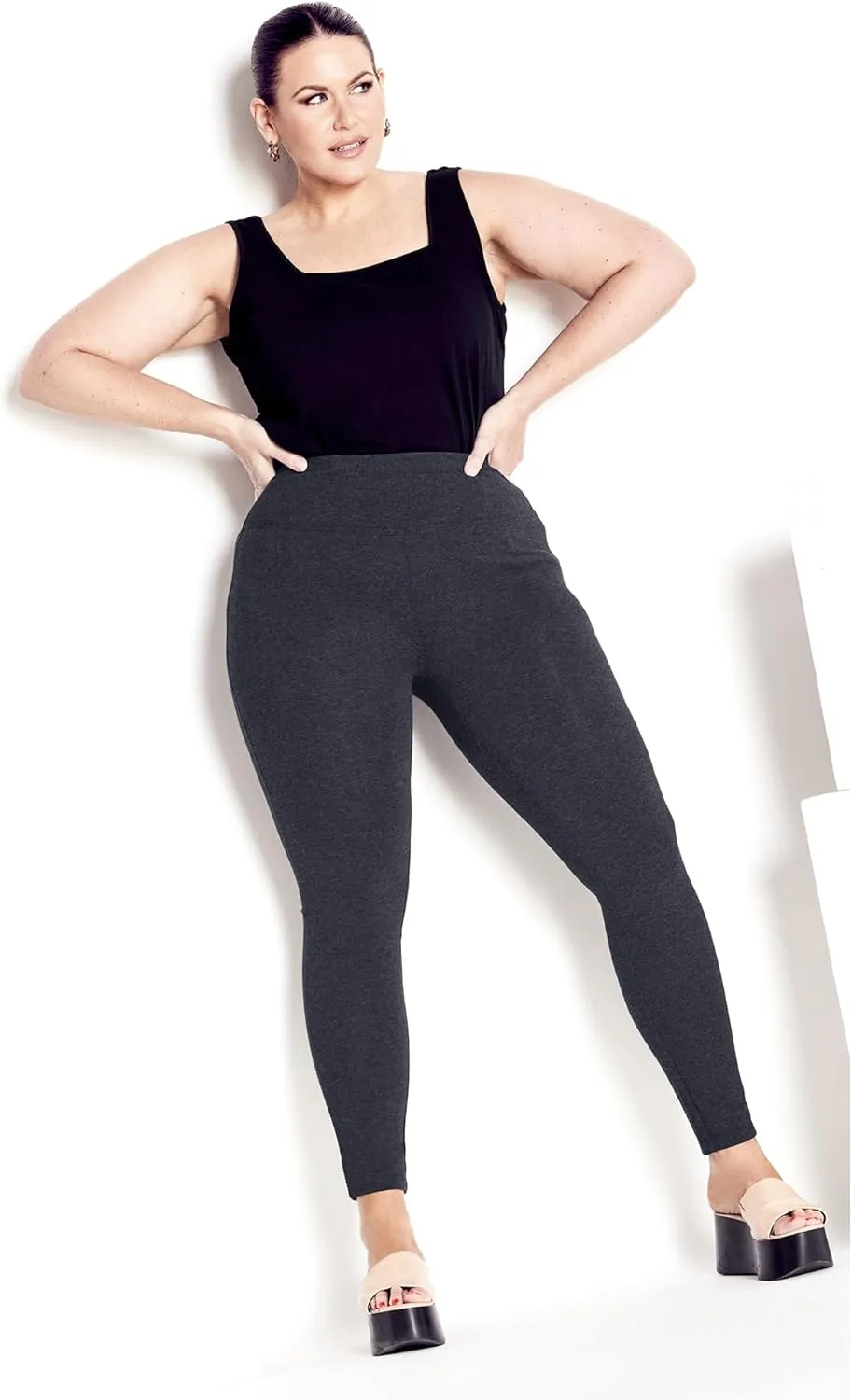 Women's Plus Size Pima High Rise Legging