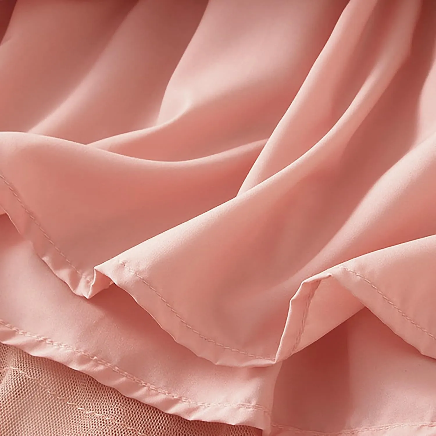 Women's Tulle Skirt,Tutu Skirt,A-Line Mesh Midi Skirtasymmetrical Pleated Elastic High Waist Layered St.