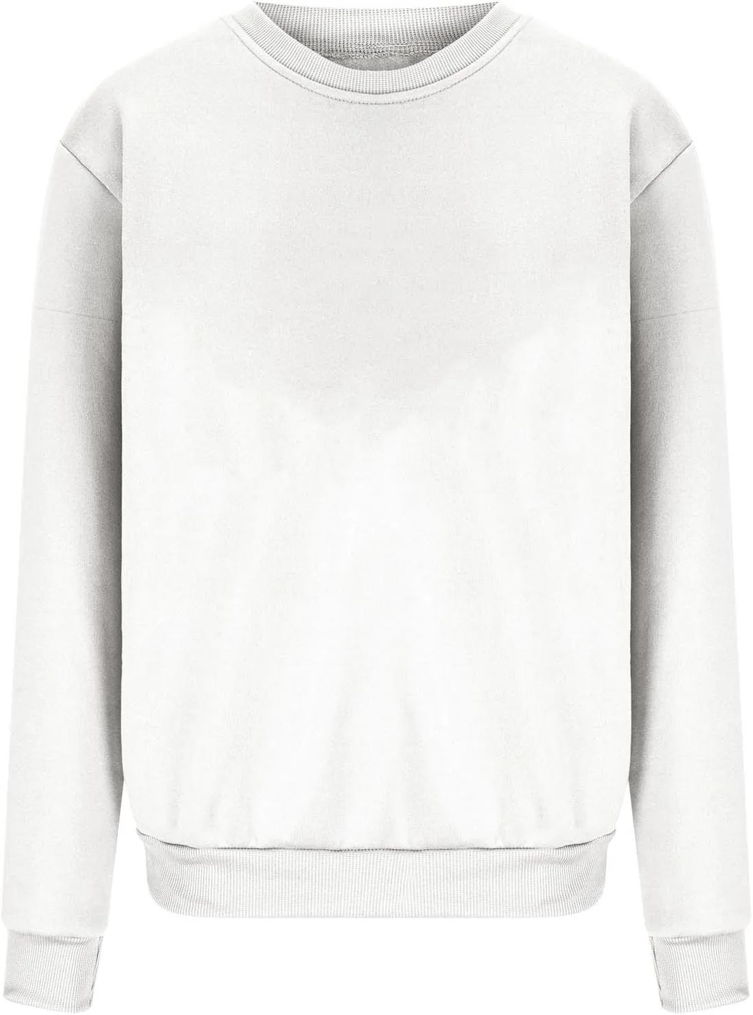 Womens Vintage Basic Oversized Long Sleeve Crew Neck Sweatshirt Casual Soft Pullover Tops Fall Fashion Clothes 2023