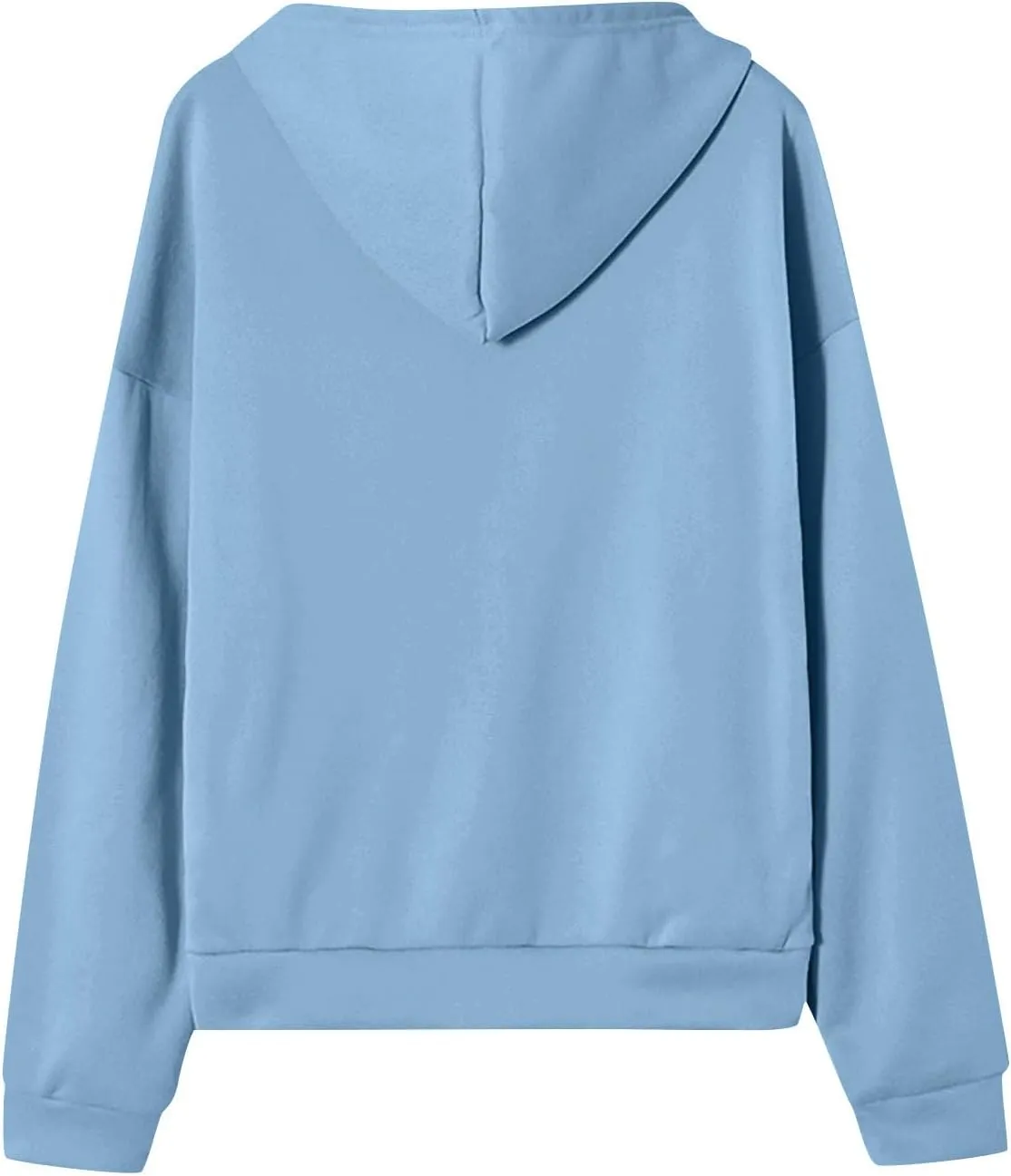Women's Zip Up Hoodie Long Sleeve Oversized Sweatshirt Fall Lightweight Jacket Pockets Ladies Sweatshirts for Women