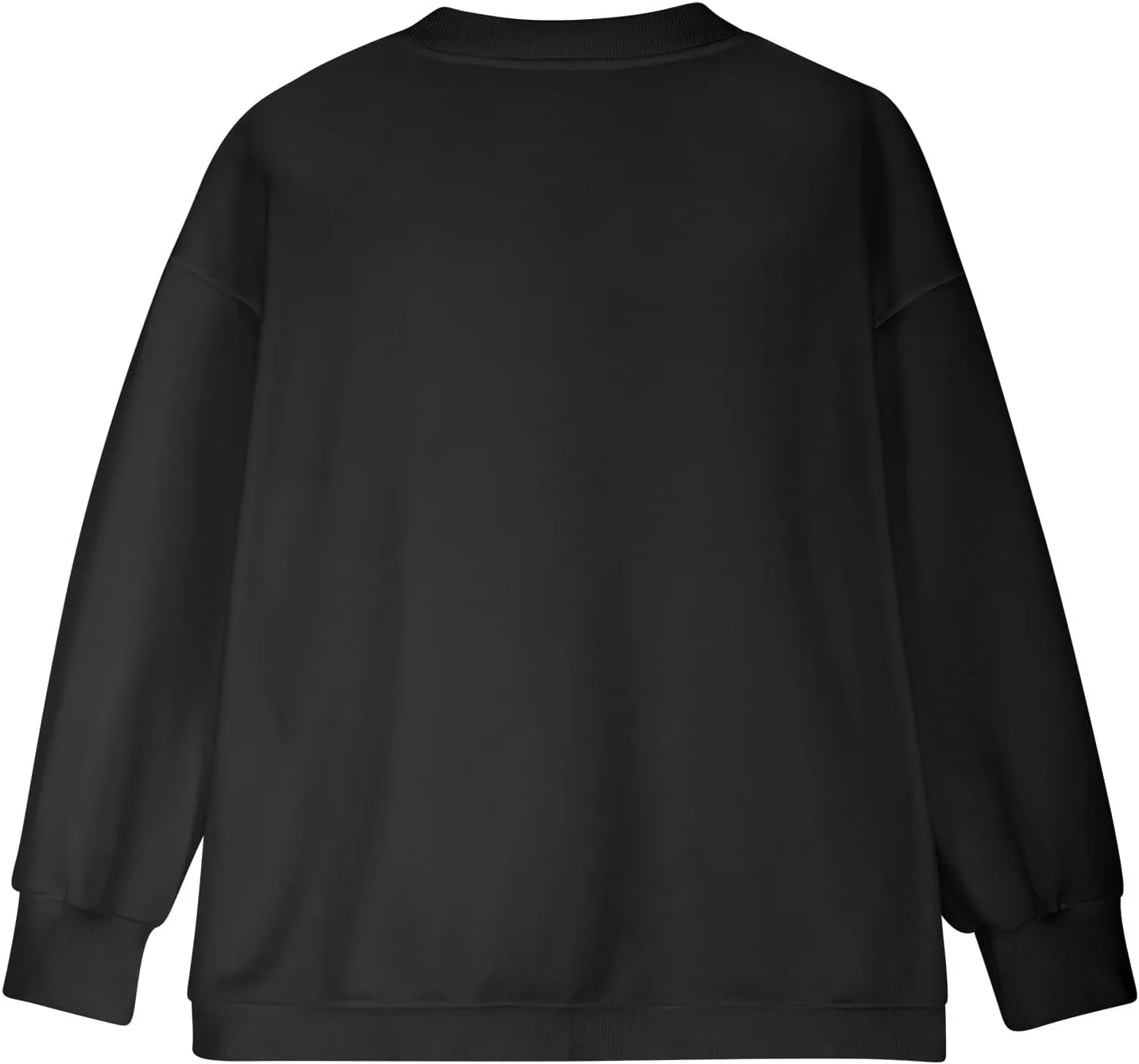 Women's Zip Up Sweatshirt Jackets No Hood Long Sleeve Sweatshirt Casual Loose Fit Outerwear with Pockets Fall Clothes