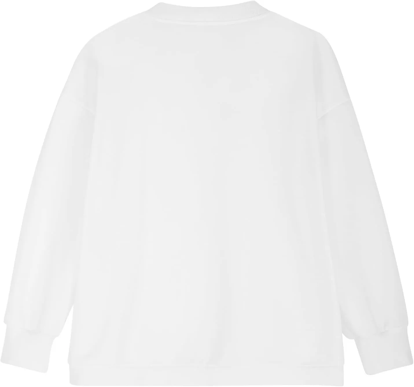 Women's Zip Up Sweatshirt Jackets No Hood Long Sleeve Sweatshirt Casual Loose Fit Outerwear with Pockets Fall Clothes