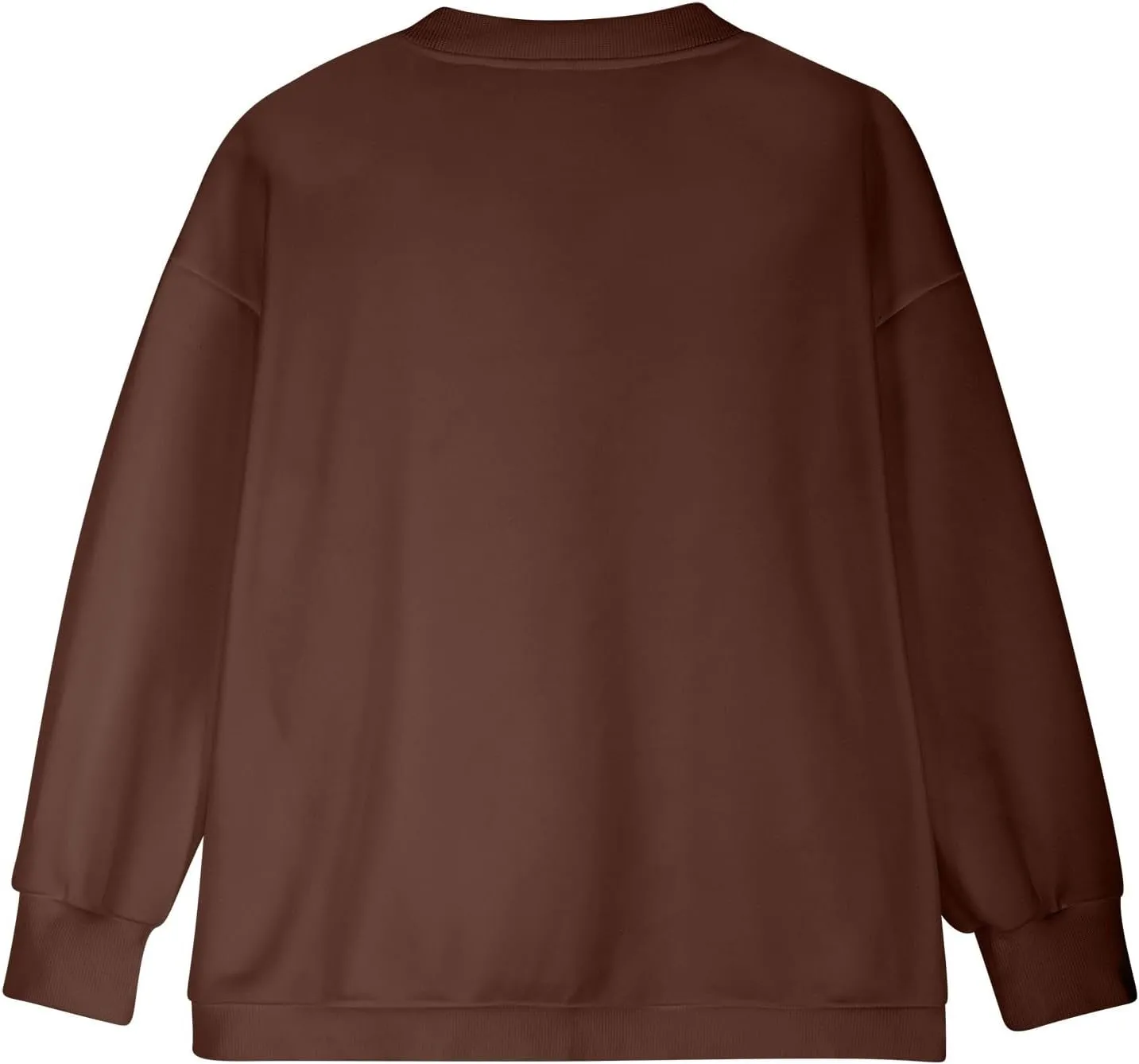 Women's Zip Up Sweatshirt Jackets No Hood Long Sleeve Sweatshirt Casual Loose Fit Outerwear with Pockets Fall Clothes